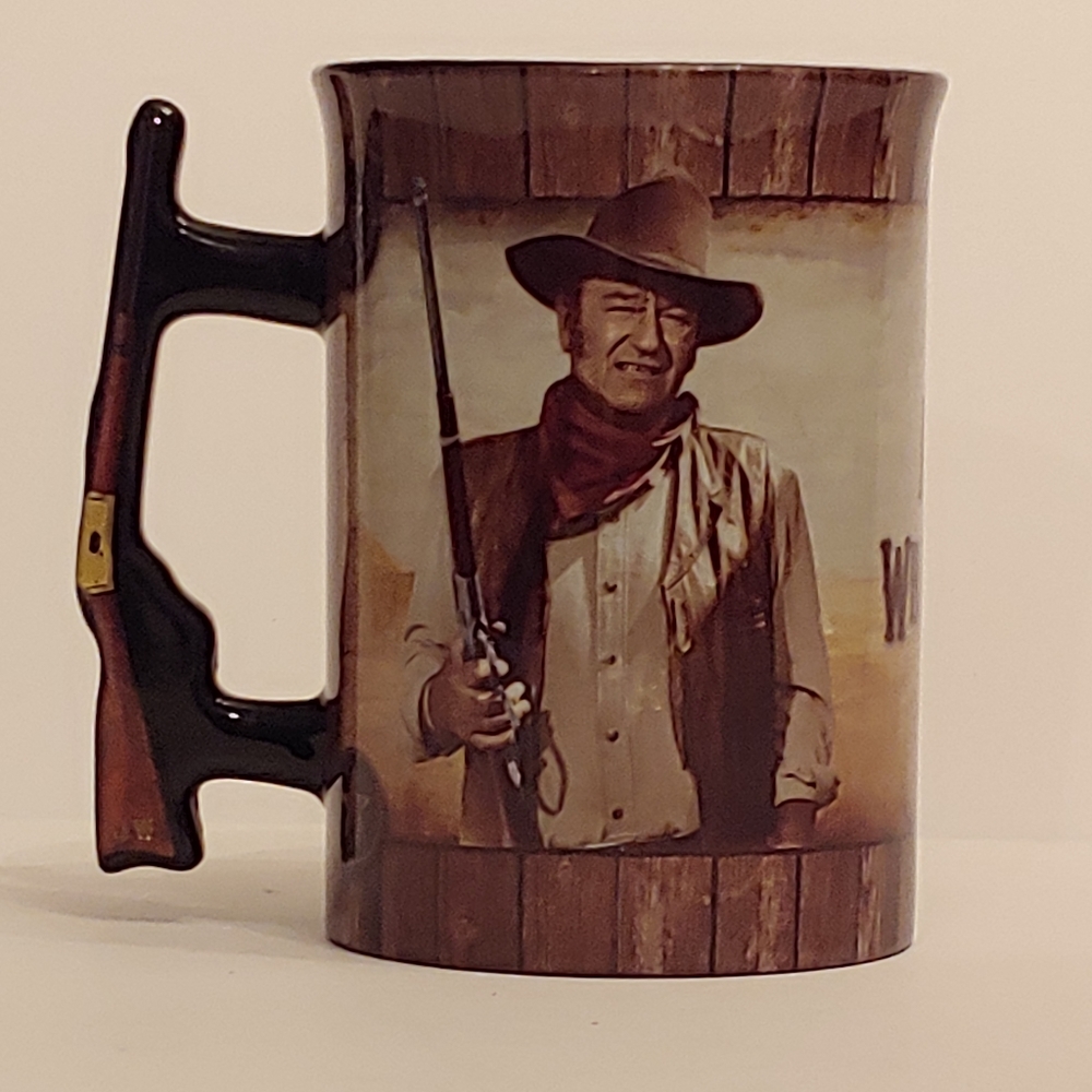 John Wayne riffle coffee cup